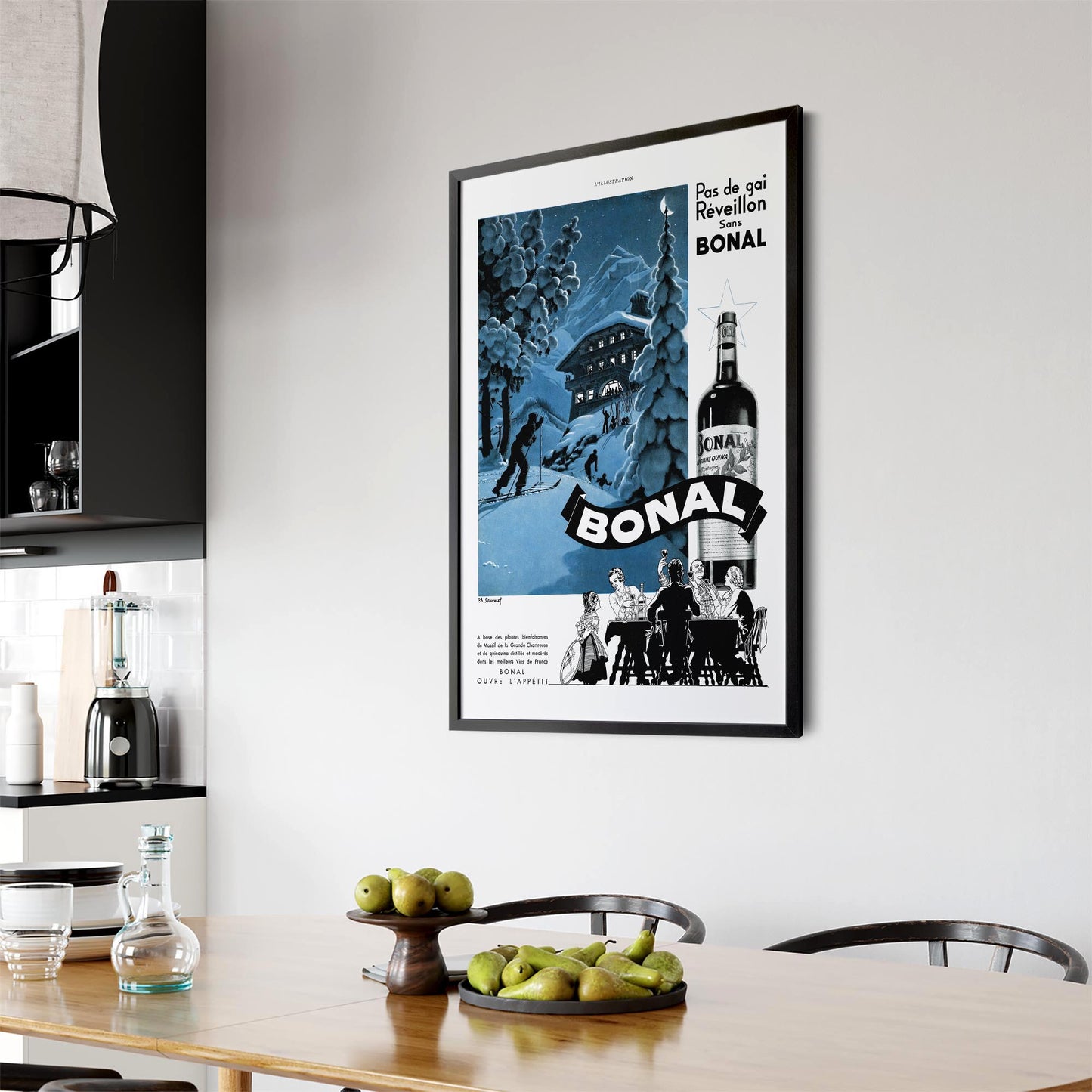 Bonal Vintage Advert Wall Art - The Affordable Art Company