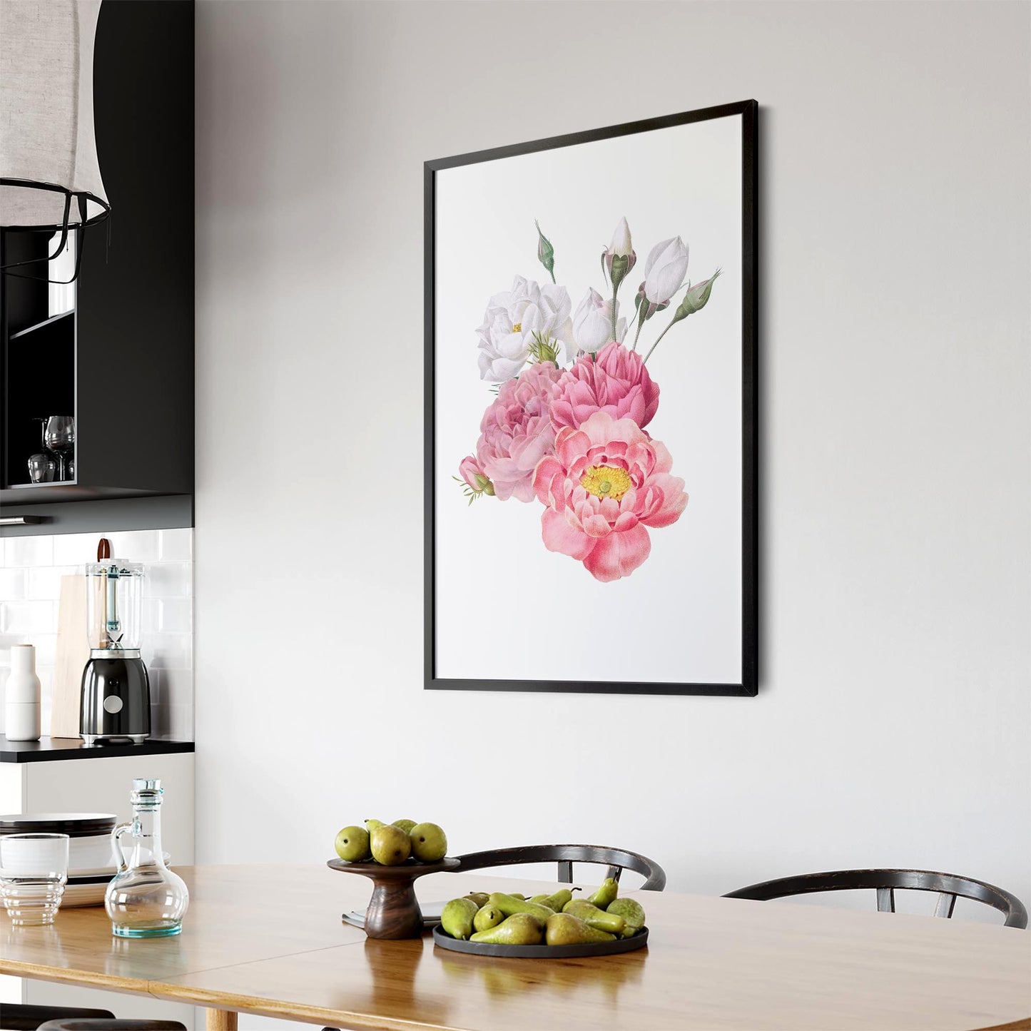 Botanical Flower Painting Floral Kitchen Wall Art #6 - The Affordable Art Company