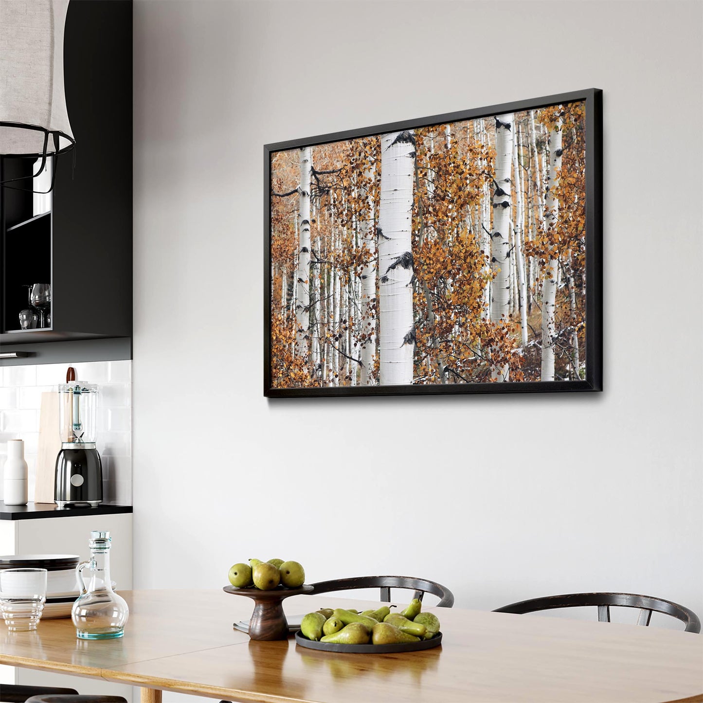 Birch Tree Forest Nature Photograph Wall Art - The Affordable Art Company