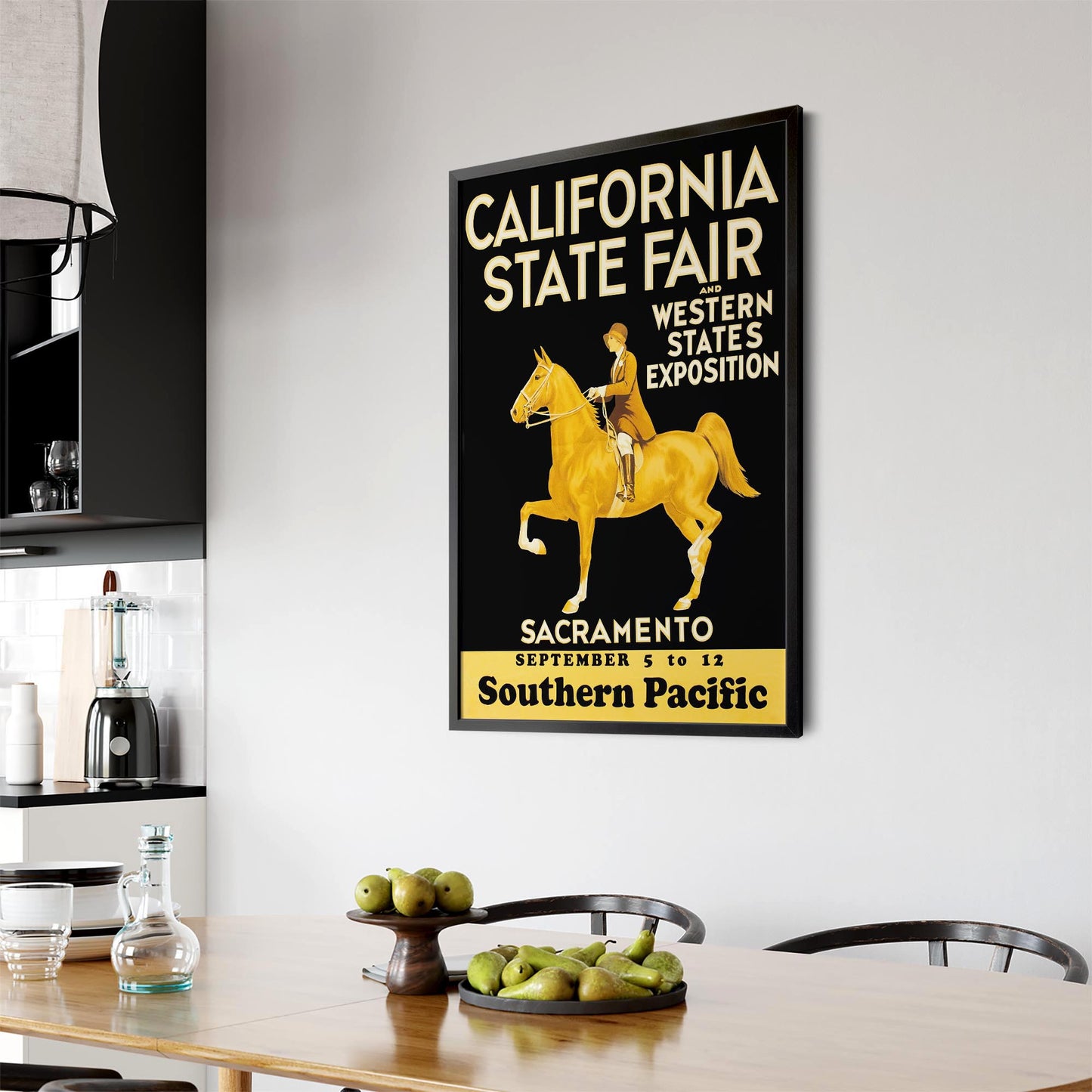 California State Fair Vintage Travel Advert Wall Art - The Affordable Art Company