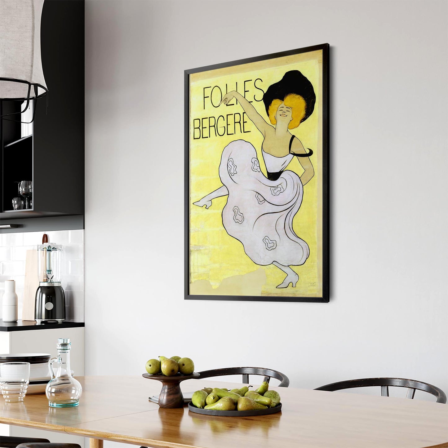 French Folies Vintage Advert Decor Wall Art - The Affordable Art Company