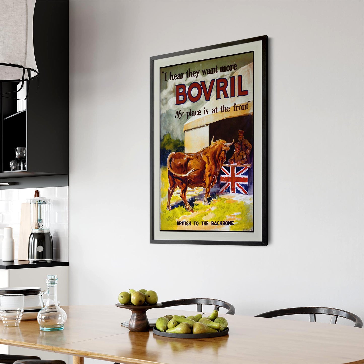 British Bovril Vintage War Advert Wall Art - The Affordable Art Company