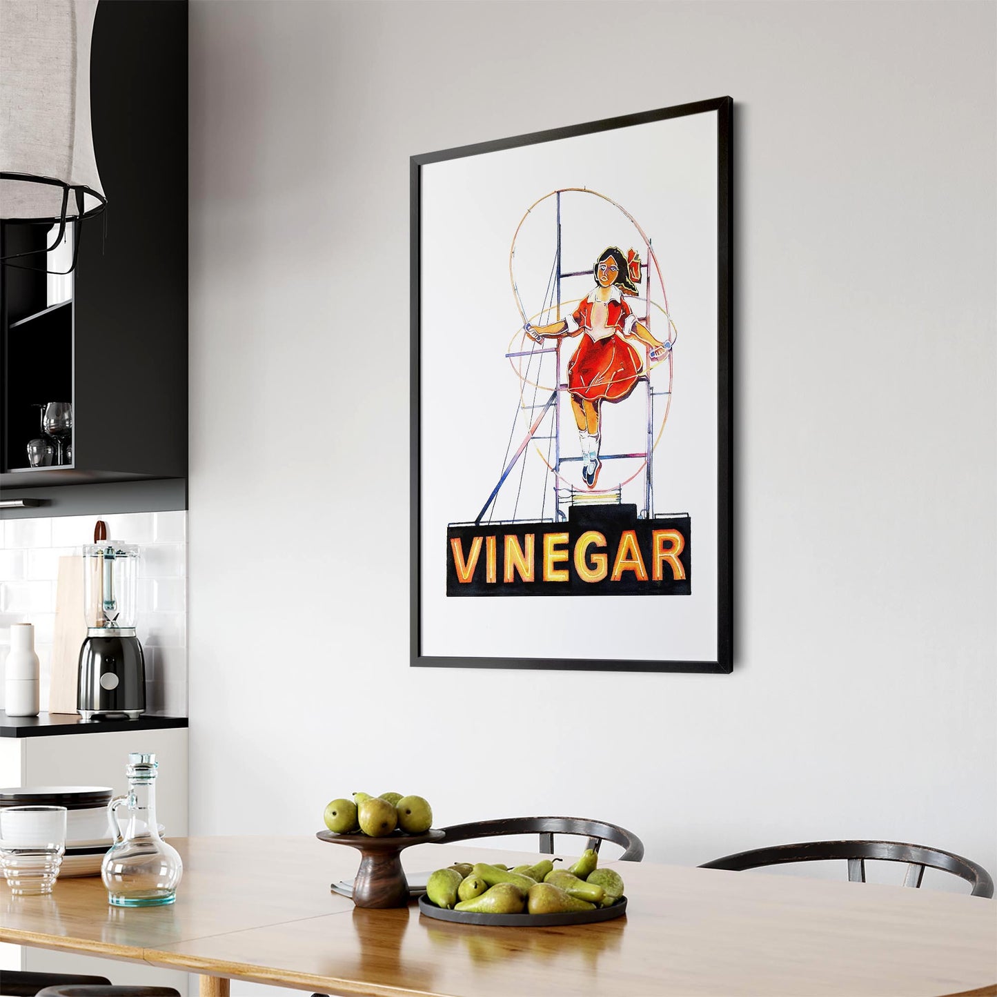 Vinegar Girl Richmond Melbourne Wall Art - The Affordable Art Company