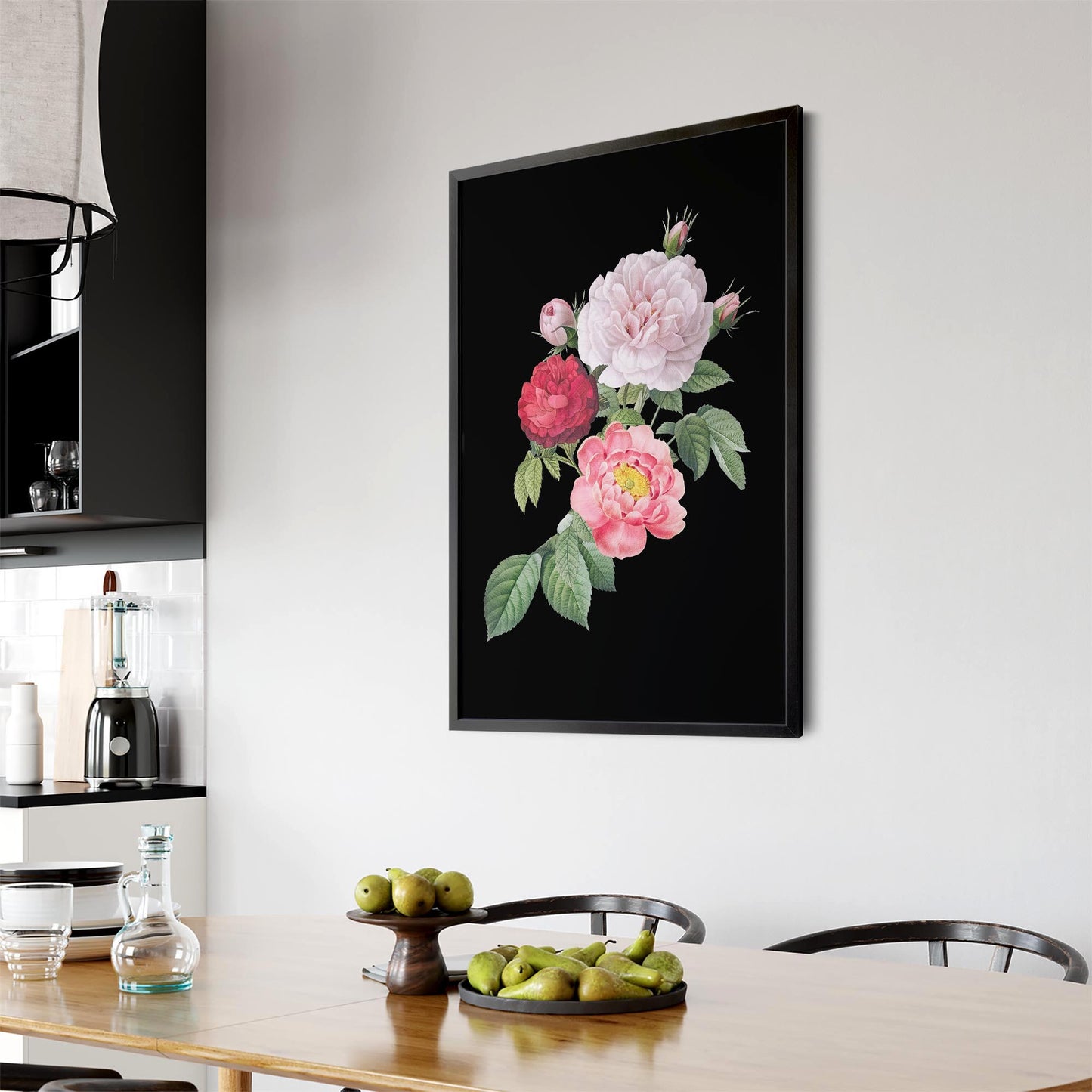 Botanical Flower Painting Floral Kitchen Wall Art #7 - The Affordable Art Company