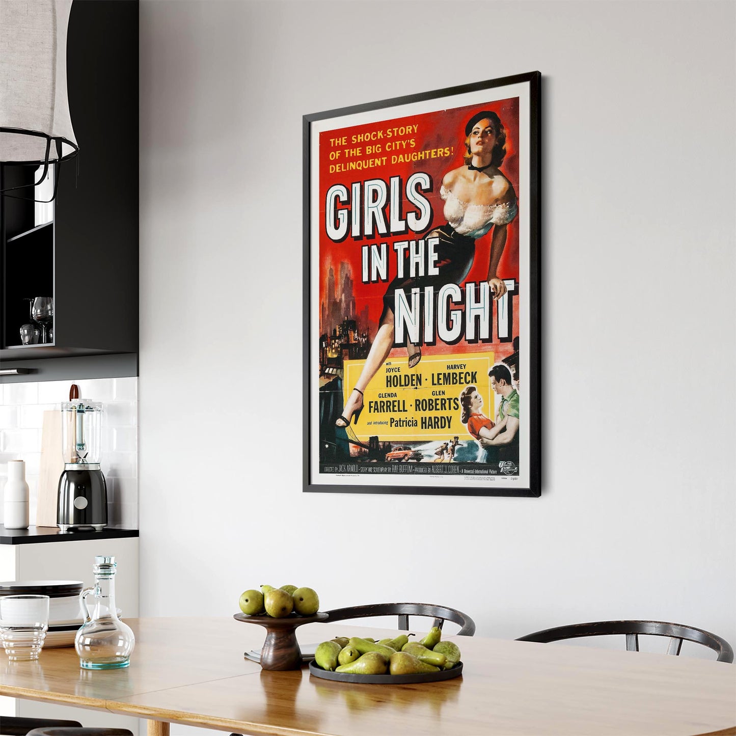 Girls Of The Night Vintage Advert Wall Art - The Affordable Art Company