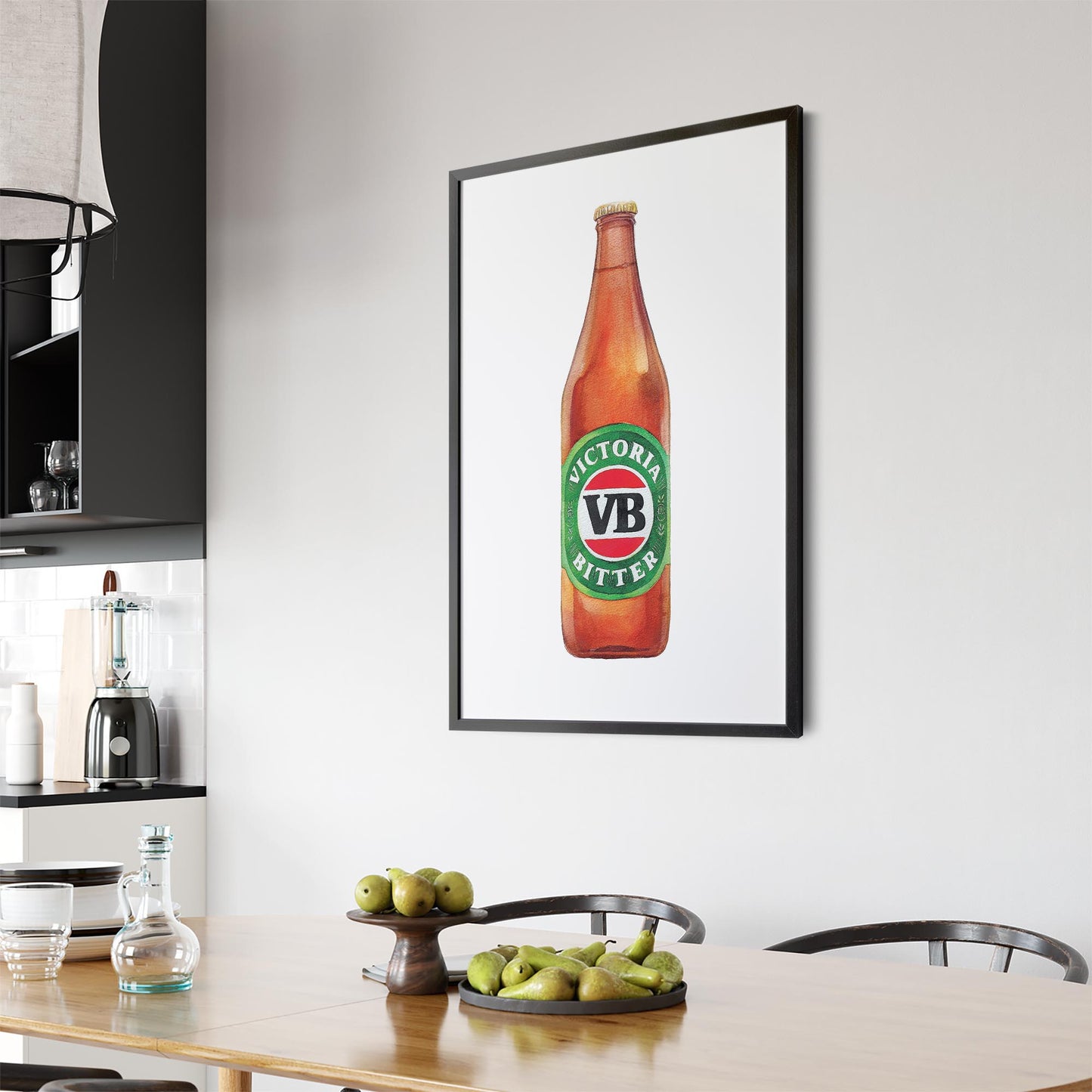 Victoria Bitter Longneck Painting Wall Art - The Affordable Art Company