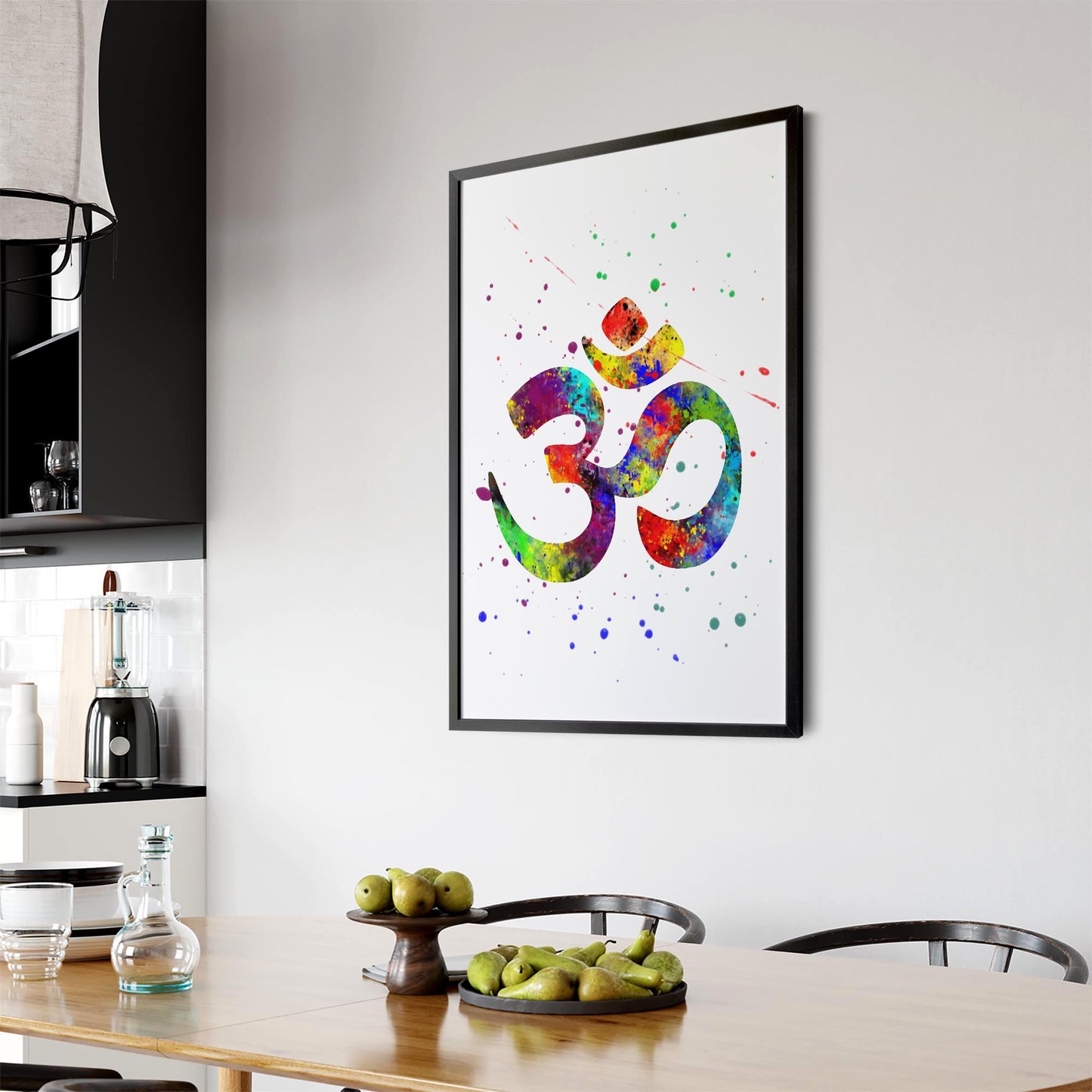 Yoga Studio Mandala Calming Yoga Buddhist Wall Art #2 - The Affordable Art Company