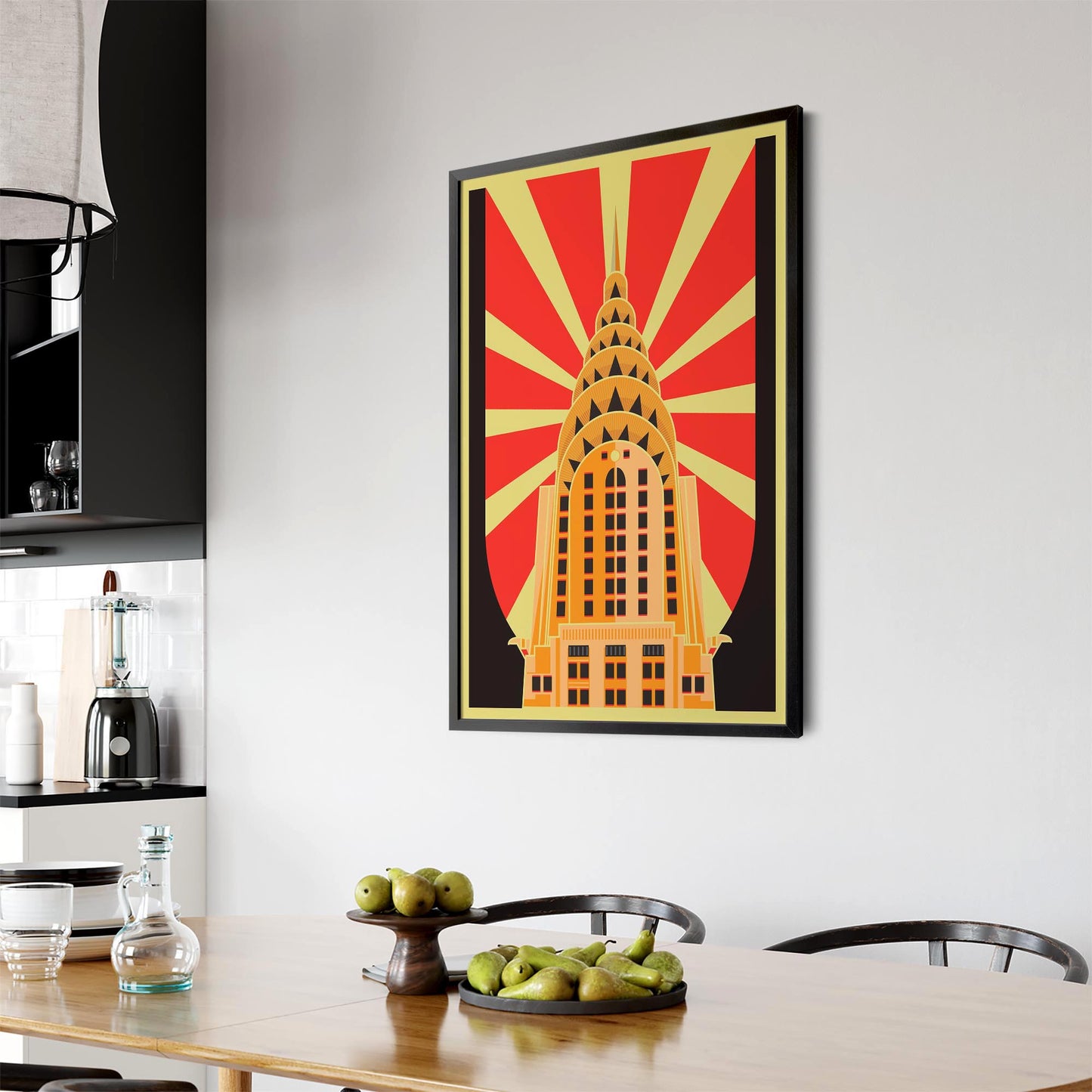 Art Deco Chrysler Building Vintage New York Wall Art - The Affordable Art Company