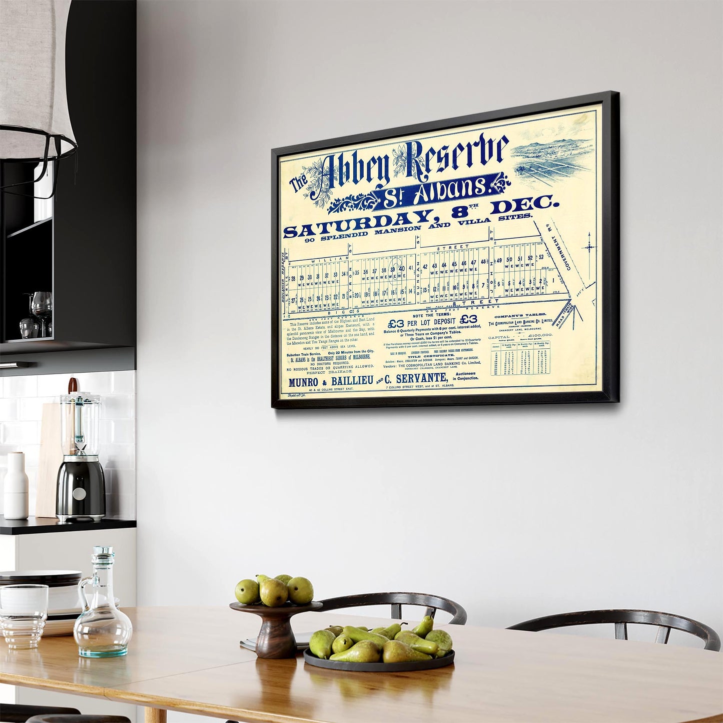 St Albans Melbourne Vintage Real Estate Advert Art #2 - The Affordable Art Company