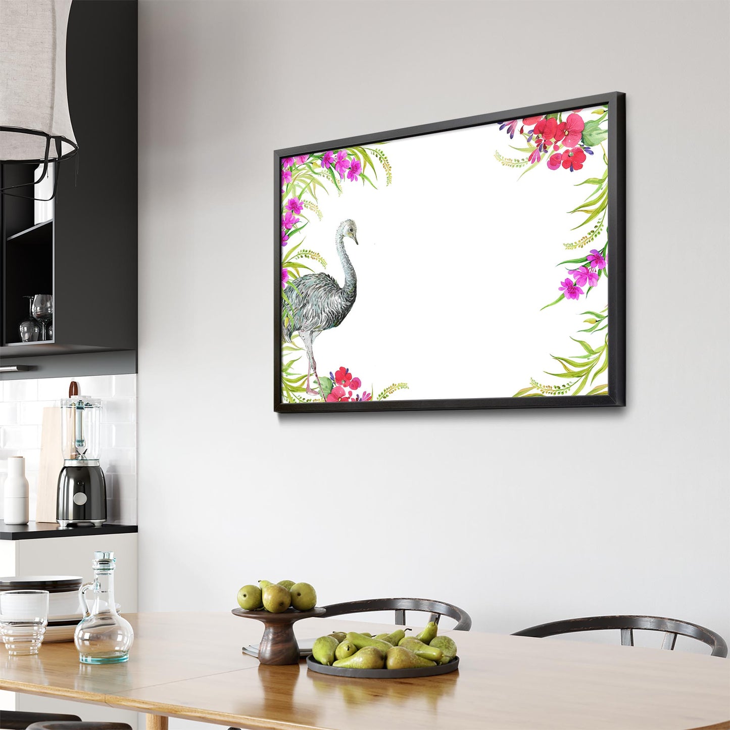 Australian Emu Painting Animal Nursery Wall Art #1 - The Affordable Art Company