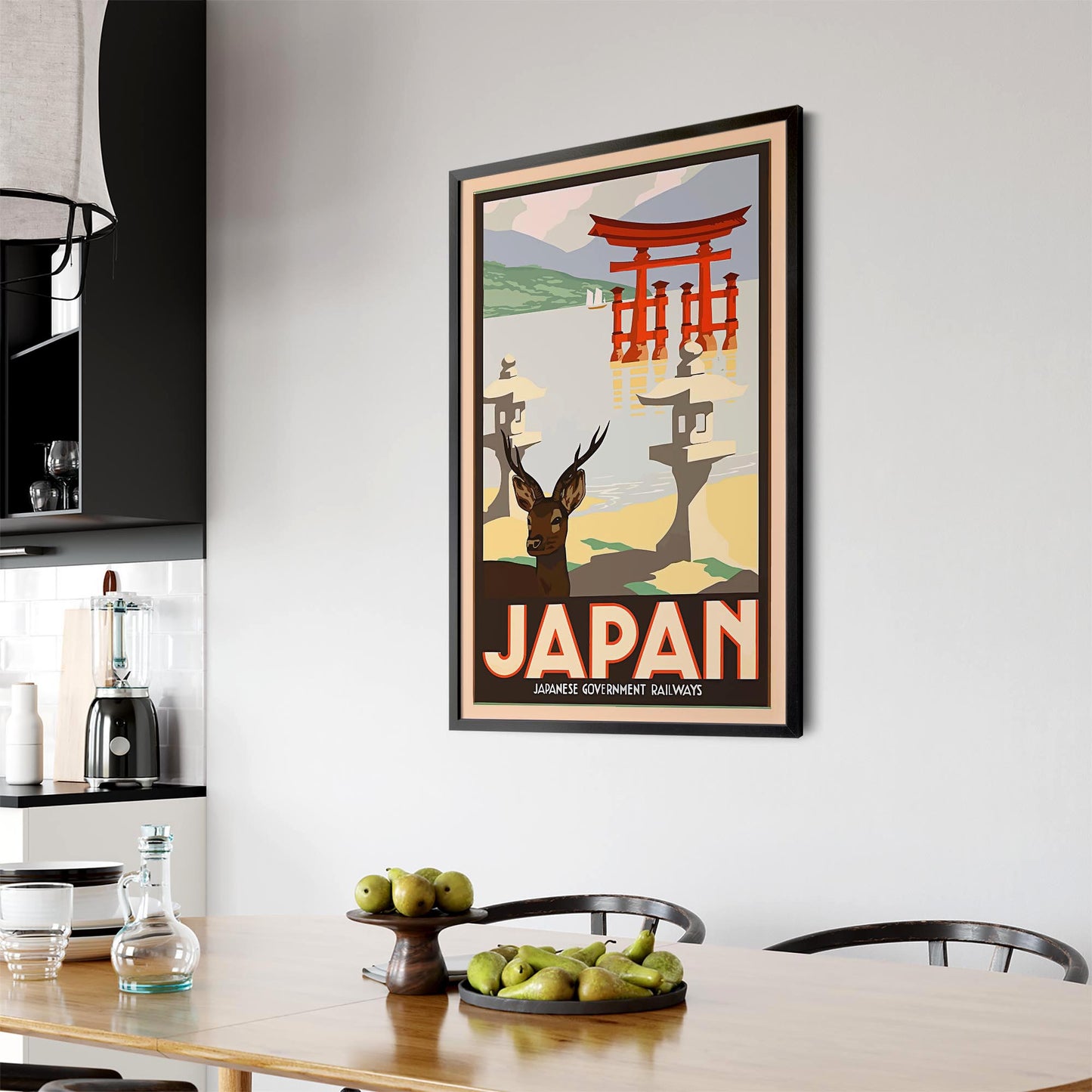 Vintage Japan Travel Advert Wall Art - The Affordable Art Company