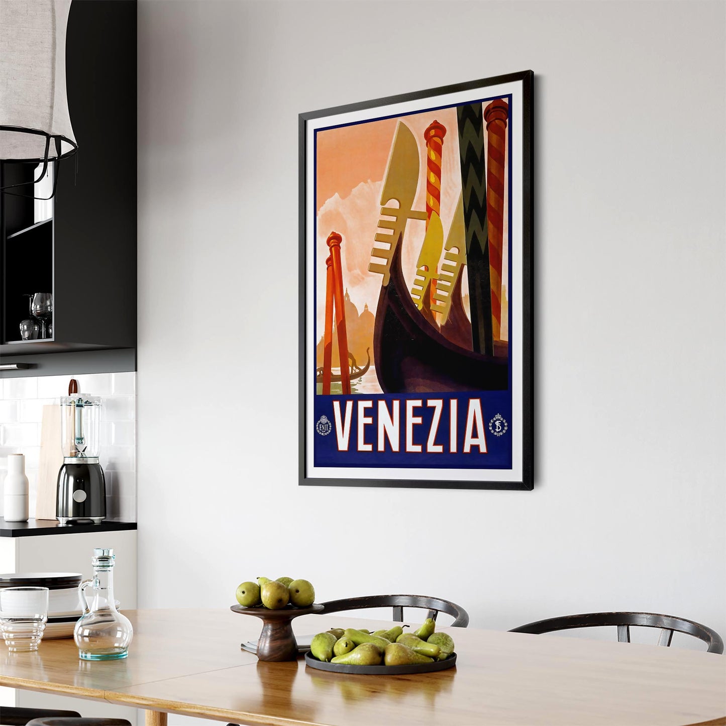 Vintage Venezia (Venice), Italy Advert Wall Art - The Affordable Art Company