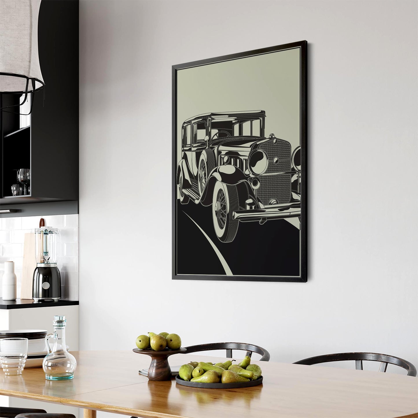 Art Deco Car Vintage Retro New York Wall Art #2 - The Affordable Art Company