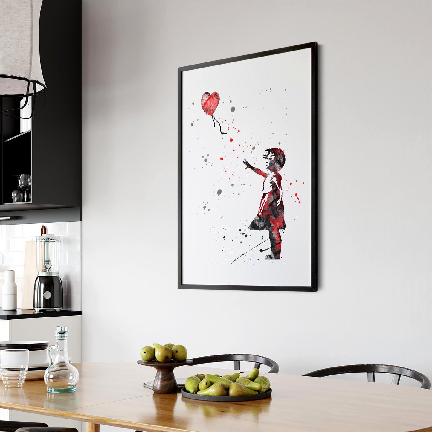 Banksy "Hope" Graffiti Urban Painting Gift Wall Art - The Affordable Art Company