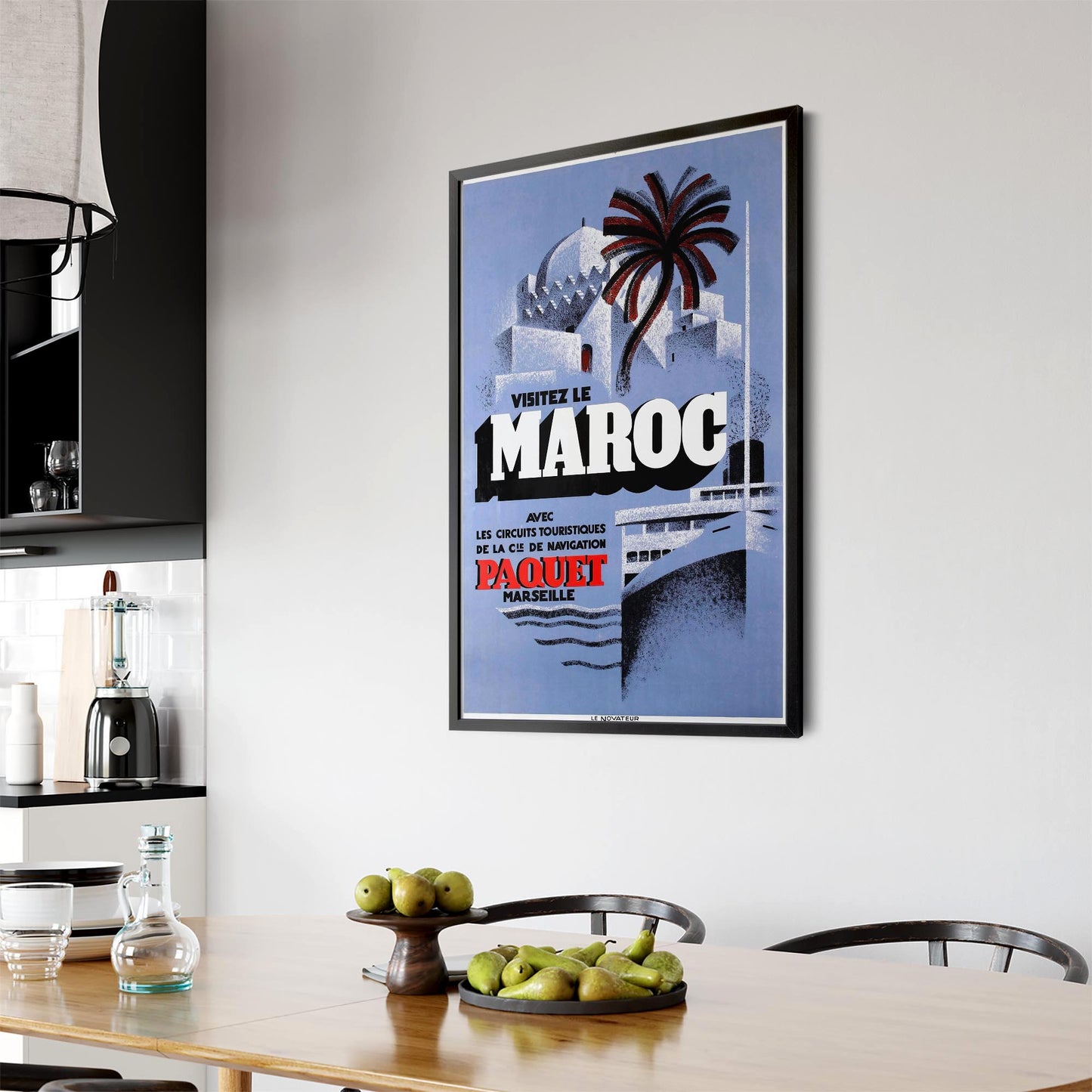 Maroc (Morocco) Vintage Travel Advert Wall Art - The Affordable Art Company