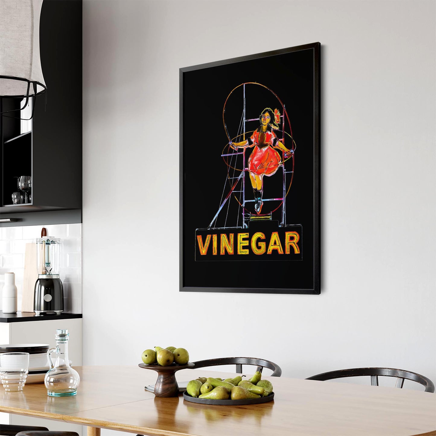 Vinegar Girl, Night Richmond Melbourne Wall Art - The Affordable Art Company