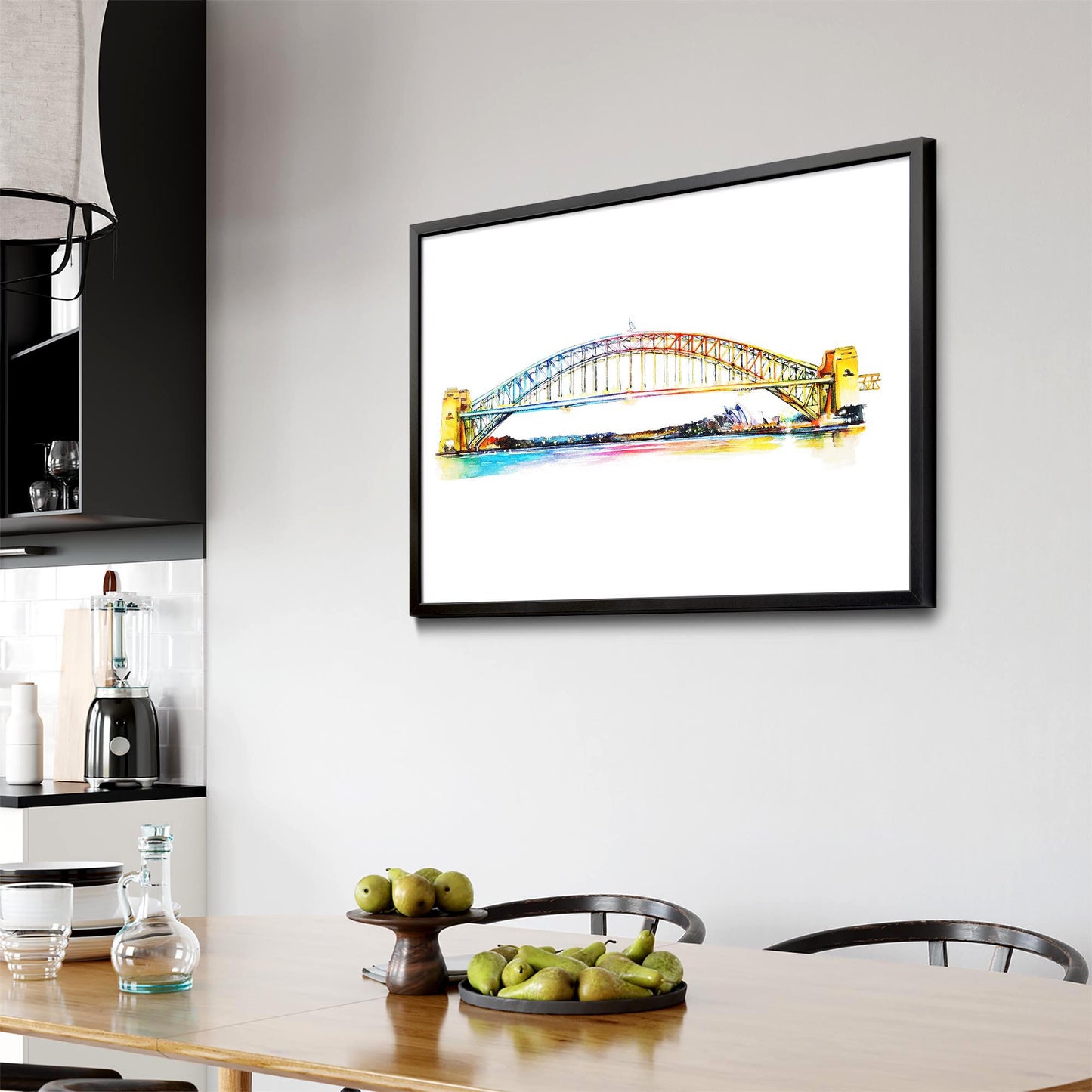 Sydney Harbour Bridge Painting Australian Wall Art - The Affordable Art Company