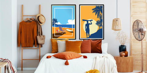 The Summer Retro Wall Art Collection