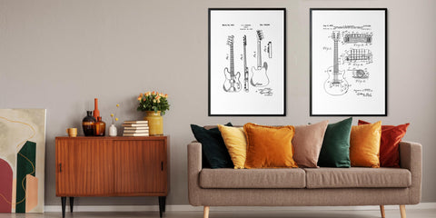 The Music Patent Wall Art Collection