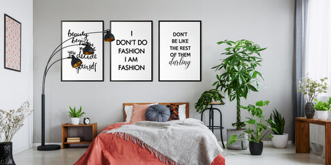 The Fashion Quote Art Collection