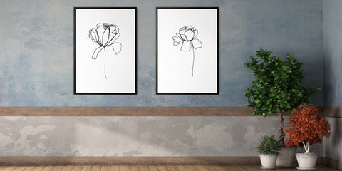 The Flower Line Drawing Collection