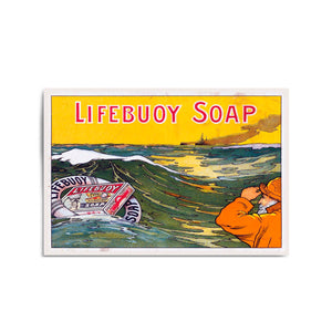 Lifebuoy Soap Laundry Vintage Advert Wall Art - The Affordable Art Company