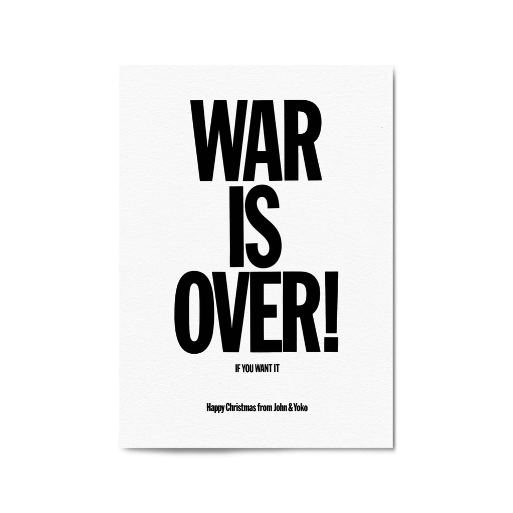 War Is Over "Christmas" John Lennon Beatles Art - The Affordable Art Company