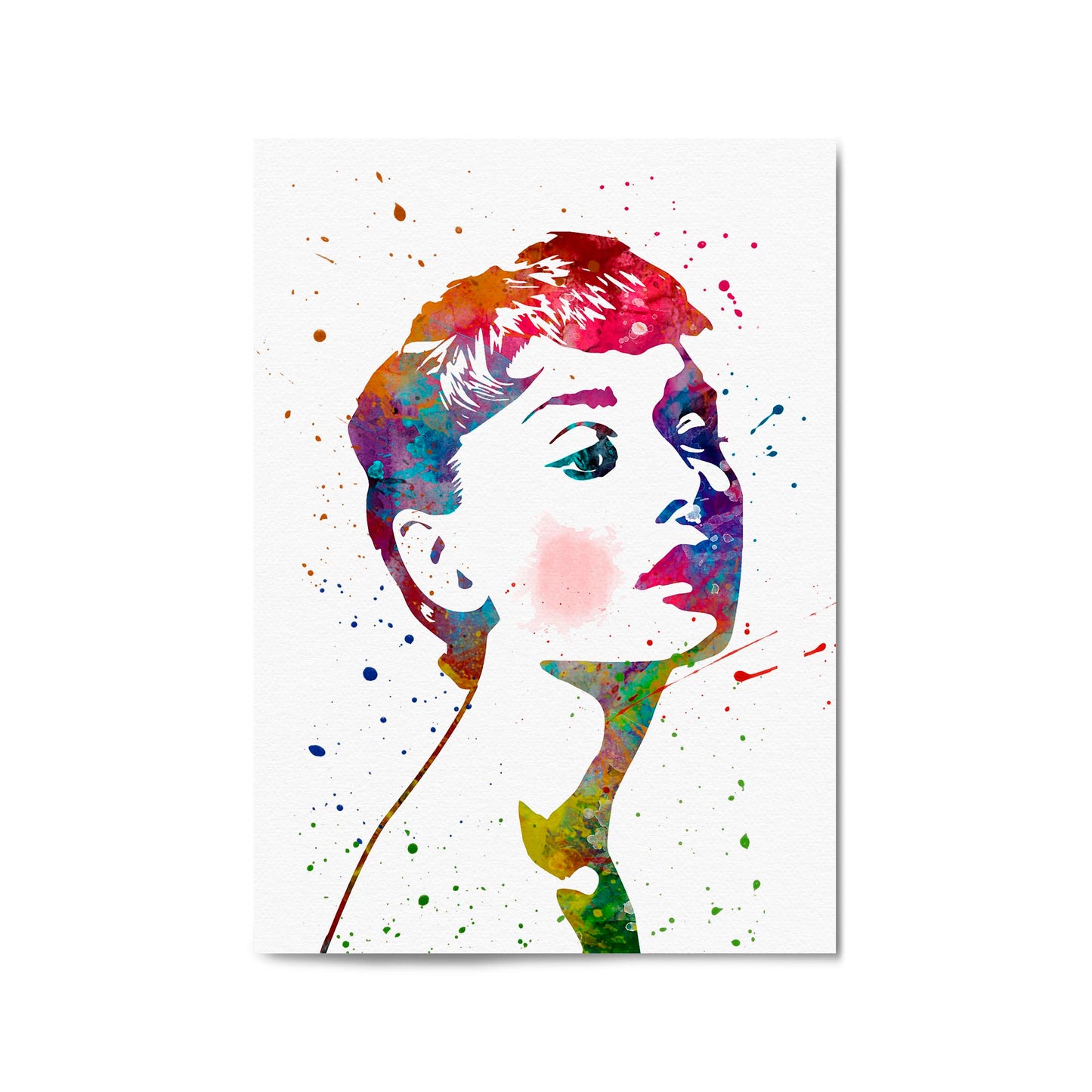 Audrey Hepburn Fashion Minimal Bedroom Wall Art #4 - The Affordable Art Company