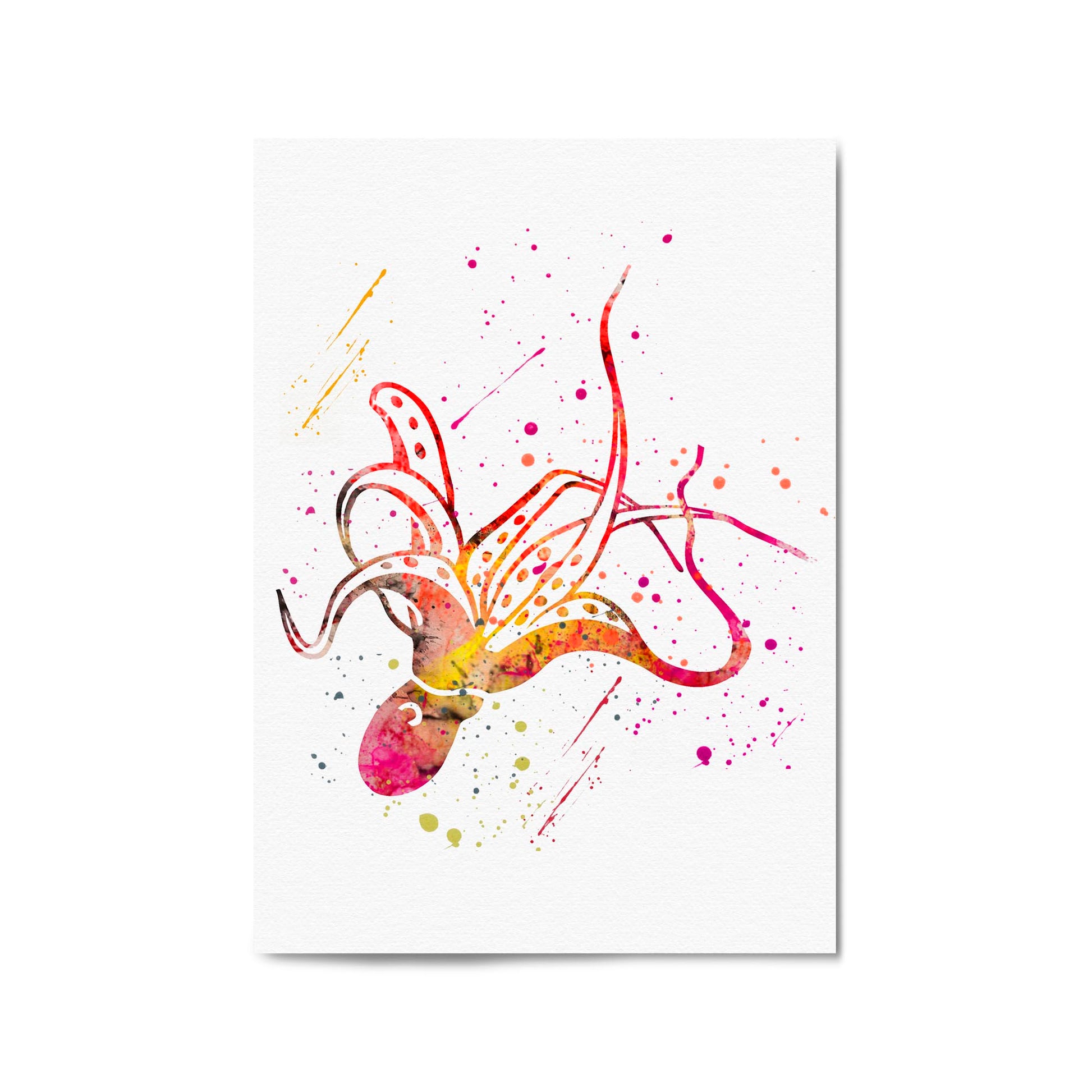 Cute Squid Painting Sealife Nursery Wall Art - The Affordable Art Company