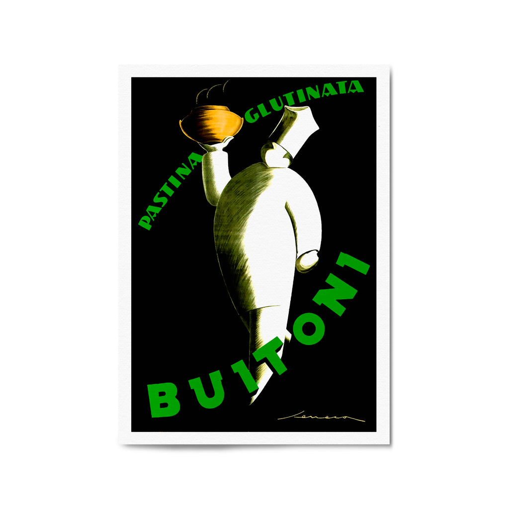 Buitoni Pasta Vintage Food Advert Wall Art - The Affordable Art Company