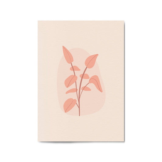 Minimal Plant Abstract Retro Kitchen Wall Art #5 - The Affordable Art Company