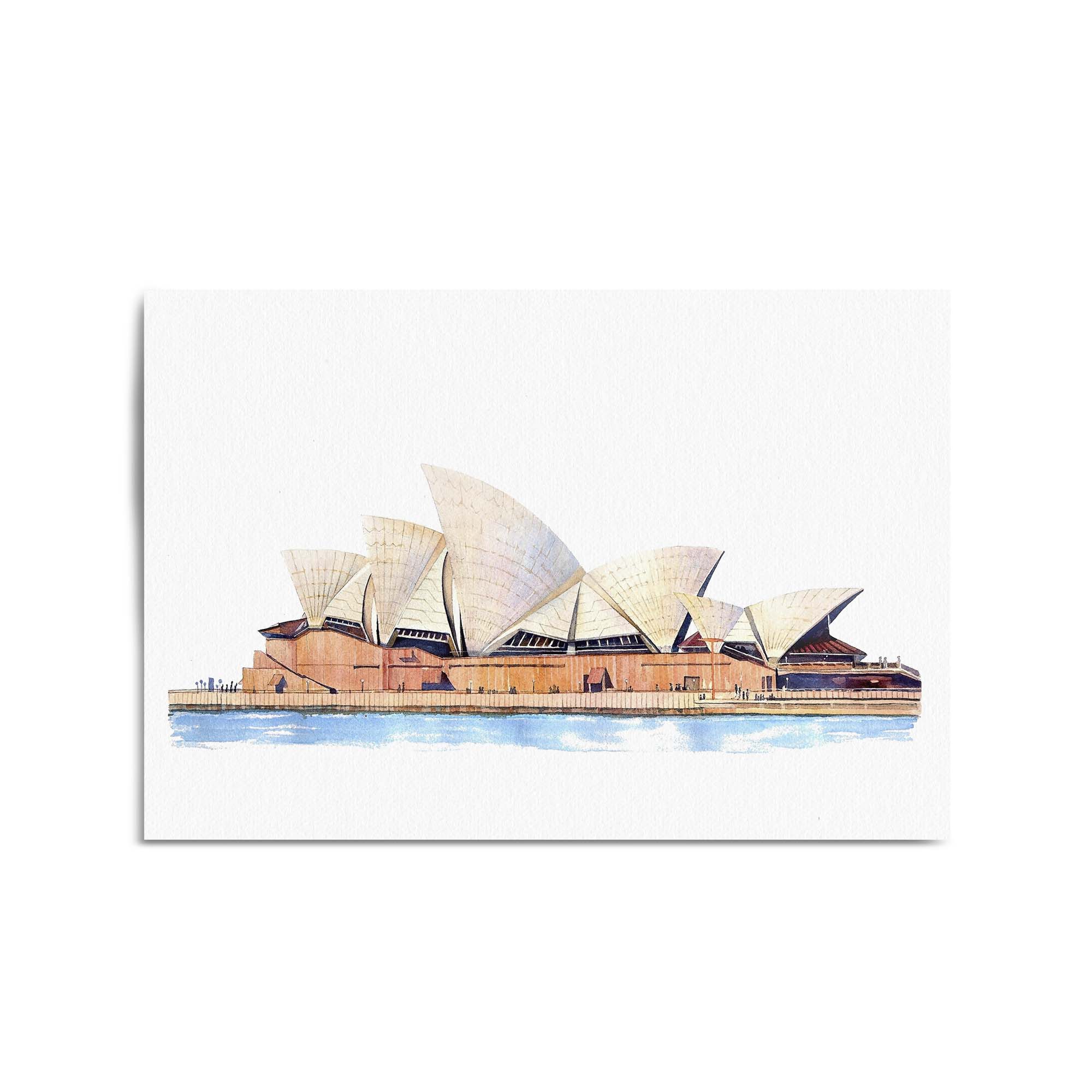 View Of The Sydney Opera House, Australia. Vector Freehand Pencil Sketch.  Royalty Free SVG, Cliparts, Vectors, And Stock Illustration. Image 51834390.