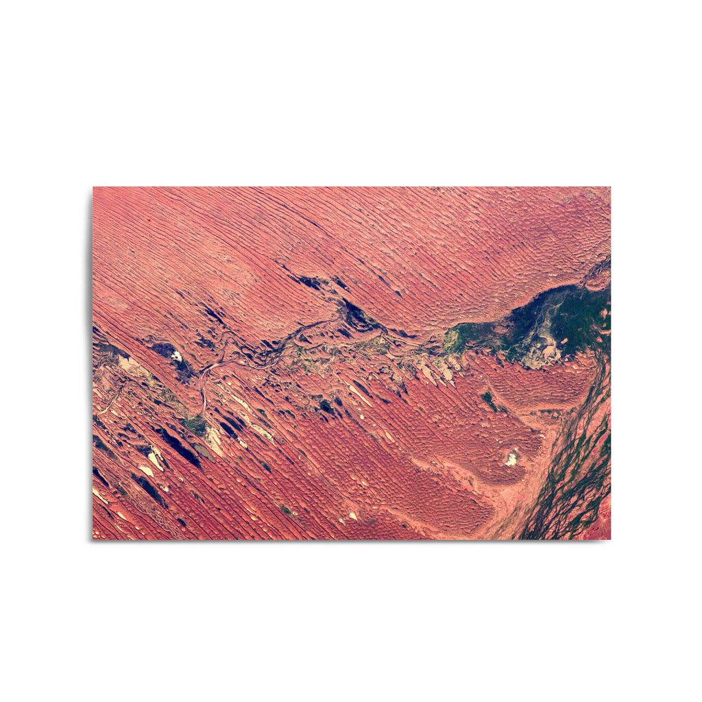 Sand Dunes, Australia Aerial Photograph Wall Art - The Affordable Art Company