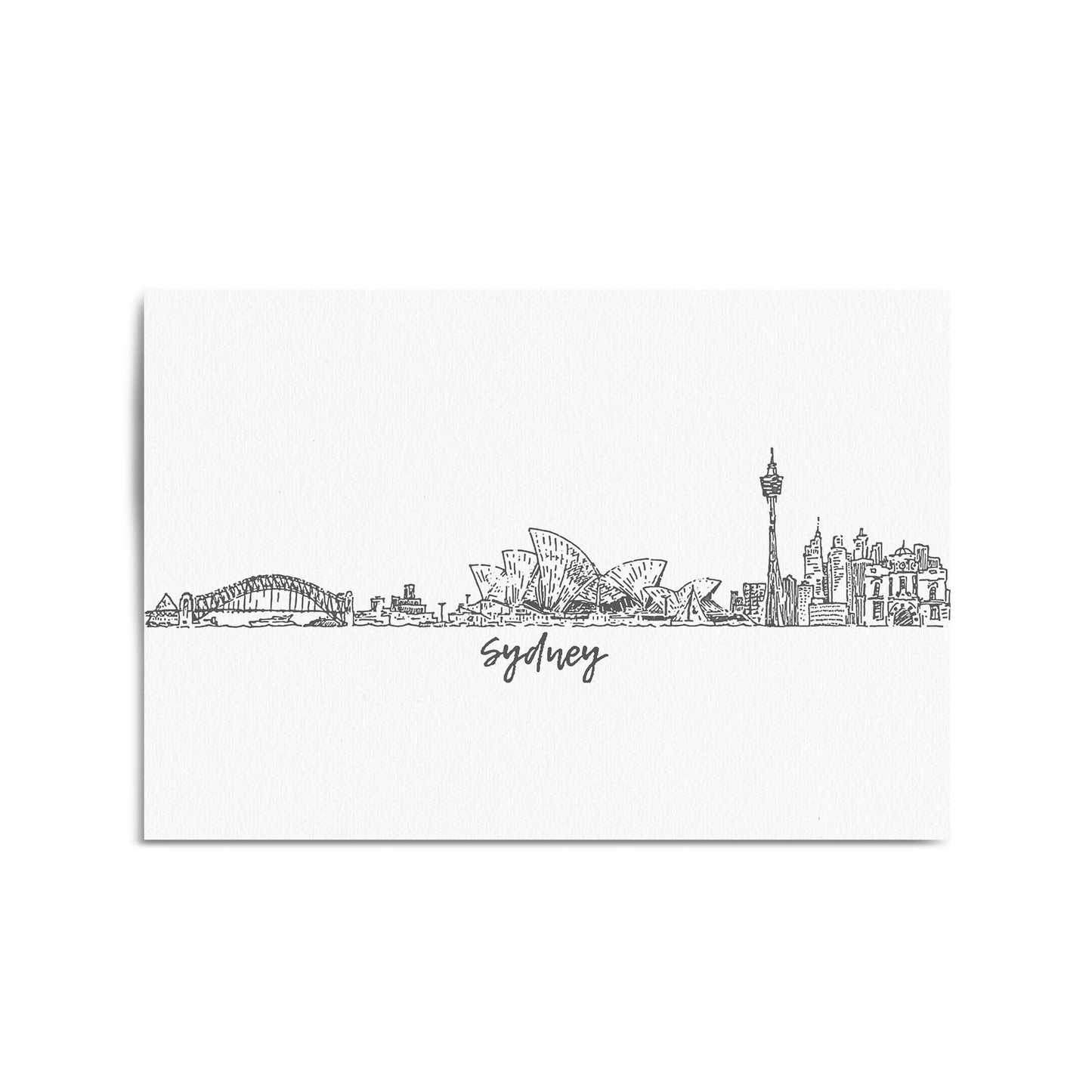 Sydney Cityscape Australian Travel Wall Art #2 - The Affordable Art Company