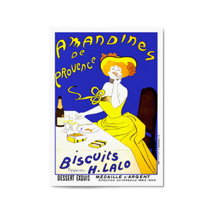 French Amandines Vintage Advert Cafe Wall Art - The Affordable Art Company