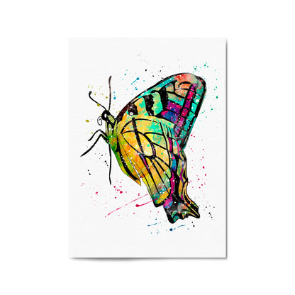 Butterfly Cute Nursery Baby Toddler Wall Art #4 - The Affordable Art Company