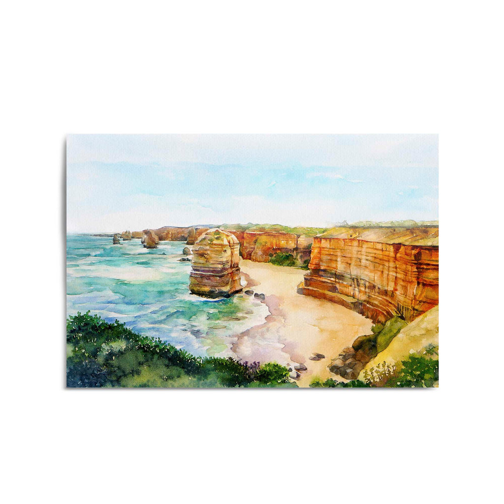 12 Apostles Victoria Melbourne Painting Wall Art - The Affordable Art Company