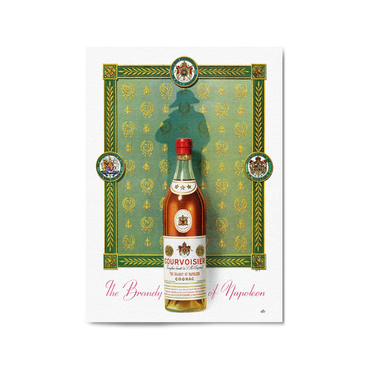 Courvoisier Cognac Vintage Drinks Advert Wall Art - The Affordable Art Company