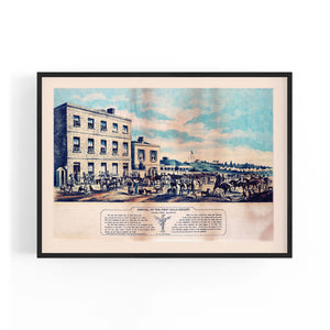 Melbourne Gold Rush Vintage Victoria Wall Art - The Affordable Art Company