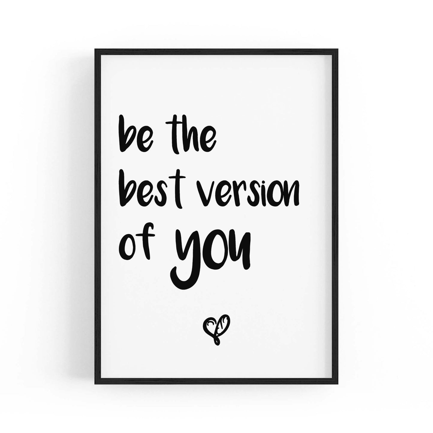 "Be The Best Version Of You" Quote Wall Art - The Affordable Art Company