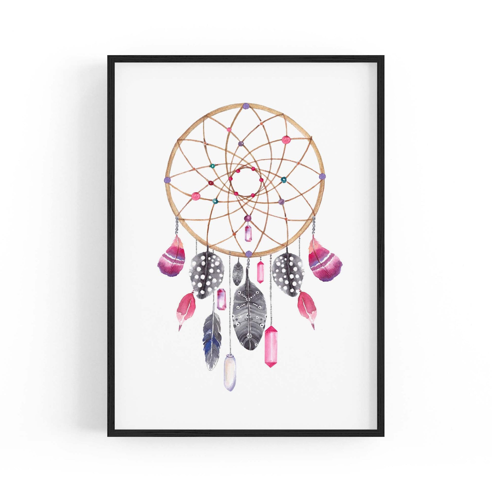 Dream Catcher Nursery Baby Bedroom Wall Art #3 - The Affordable Art Company
