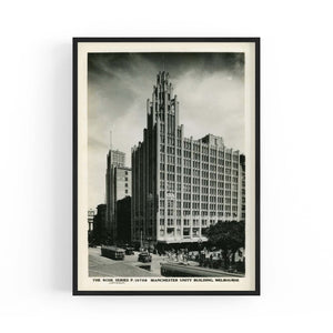 Manchester Unity Building, Melbourne Vintage Art - The Affordable Art Company