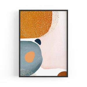 Minimal Pastel Abstract Retro Painting Wall Art #4 - The Affordable Art Company