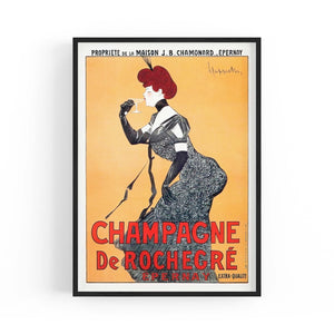 French Champagne Vintage Advert Wall Art - The Affordable Art Company
