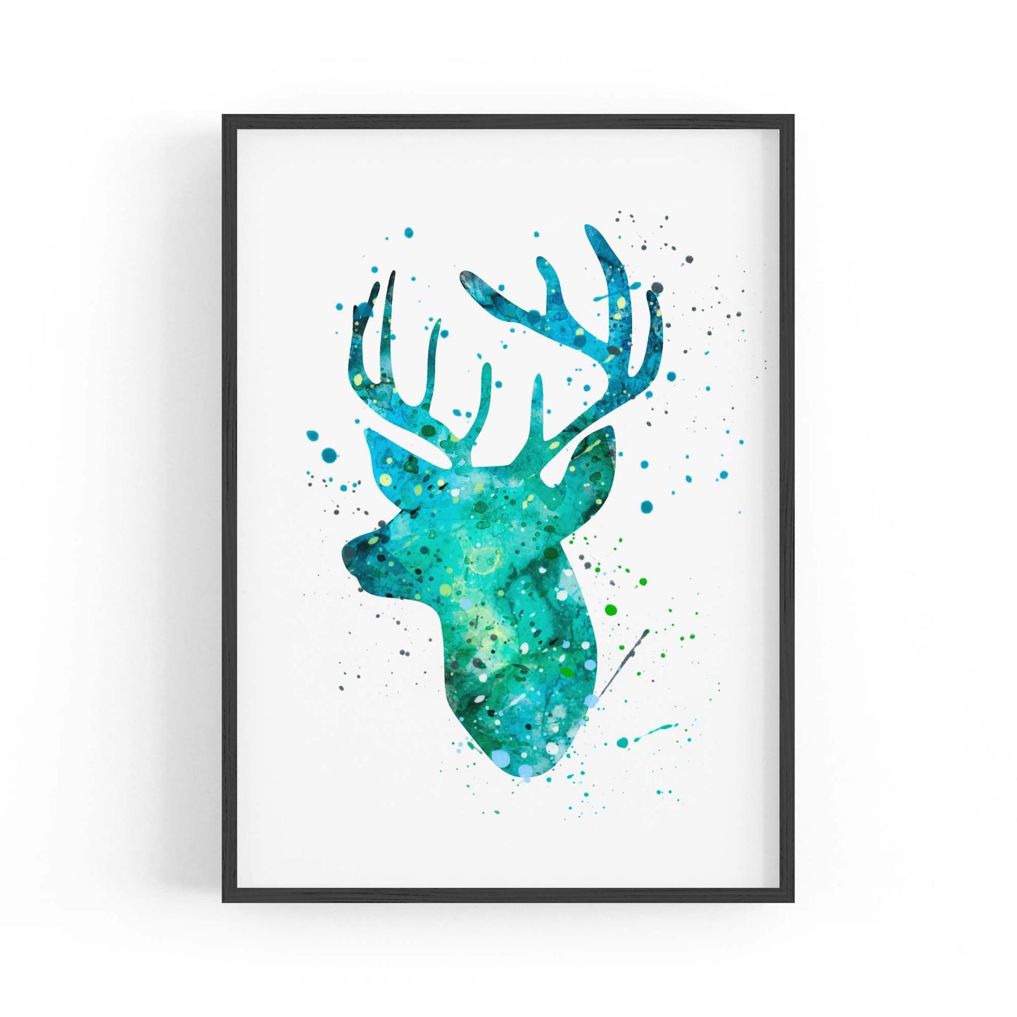 Cute Deer Woodland Animal Nursery Wall Art #1 - The Affordable Art Company