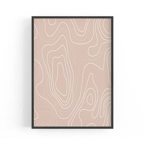 Calm Abstract Minimal Pastel Modern Wall Art #5 - The Affordable Art Company