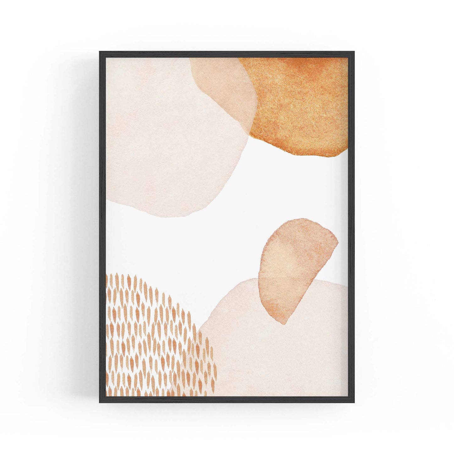 Abstract Modern Watercolour Shapes Painting Wall Art #14 - The Affordable Art Company