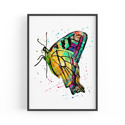 Butterfly Cute Nursery Baby Toddler Wall Art #4 - The Affordable Art Company