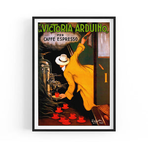 Vintage "La Victoria" Coffee Cafe Kitchen Wall Art - The Affordable Art Company
