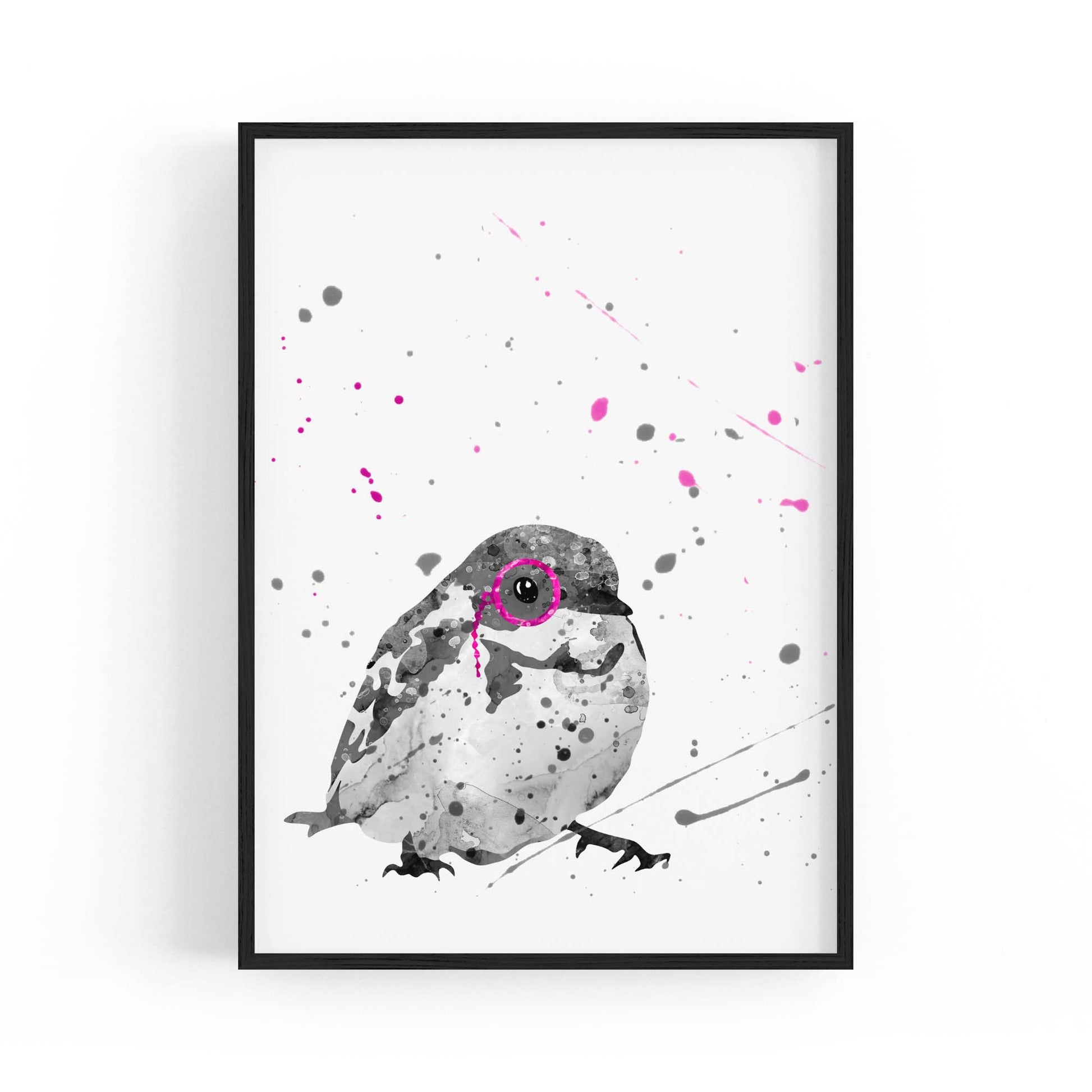 Bird with Glasses Nusery Animal Wall Art - The Affordable Art Company